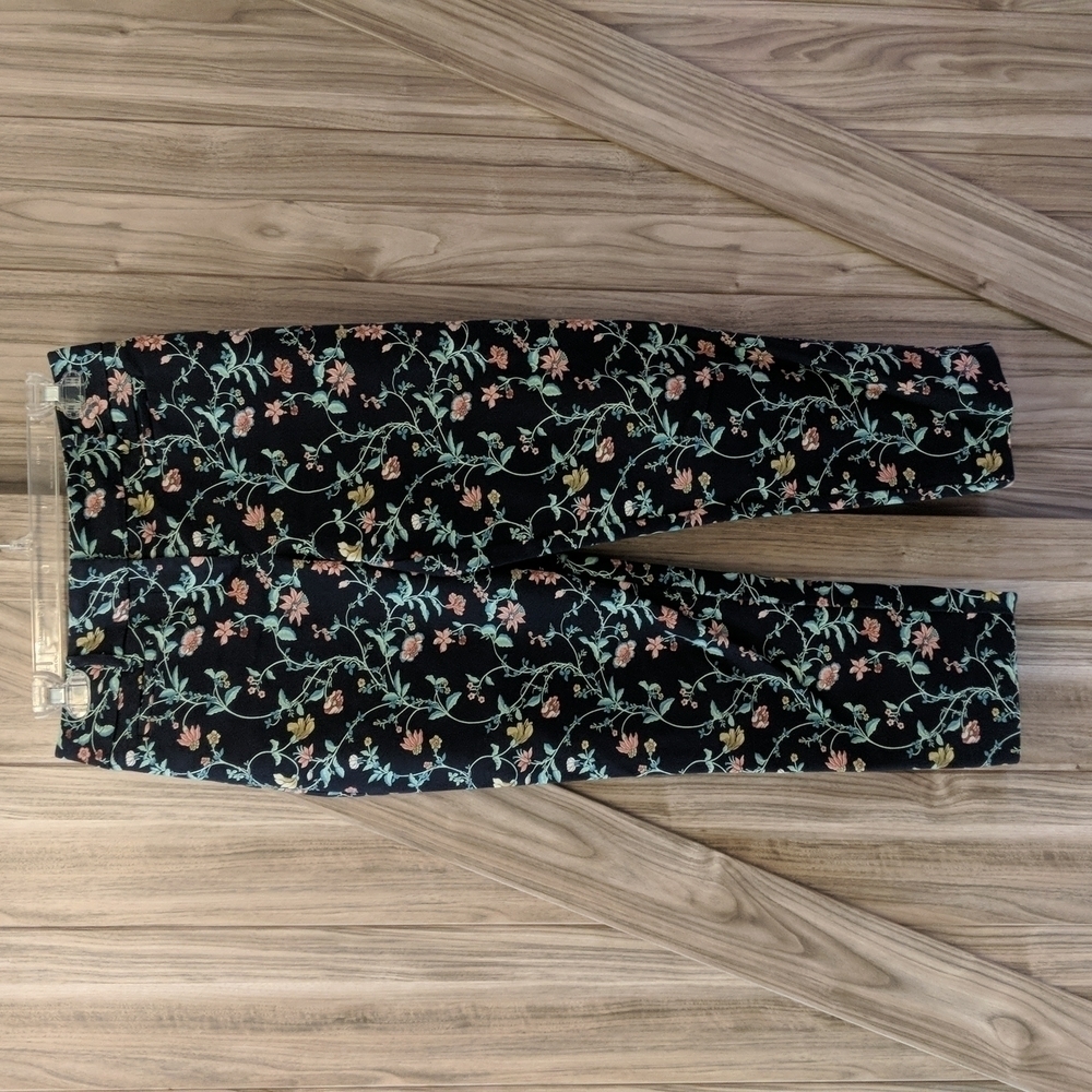Loft Women's Julie Riviera Pant Size 0 Floral Print